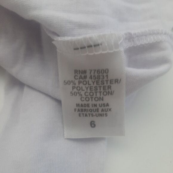 Chaser Girls Graphic Burnout Tee Light Purple Size 6 NEW - Picture 4 of 4